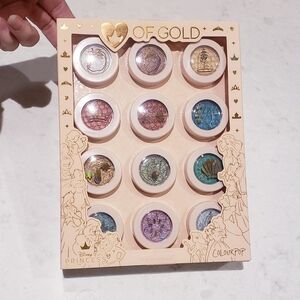 Colourpop Disney Super Shock Eyeshadow Vault 12 Set Princess Heart Of Gold NIB